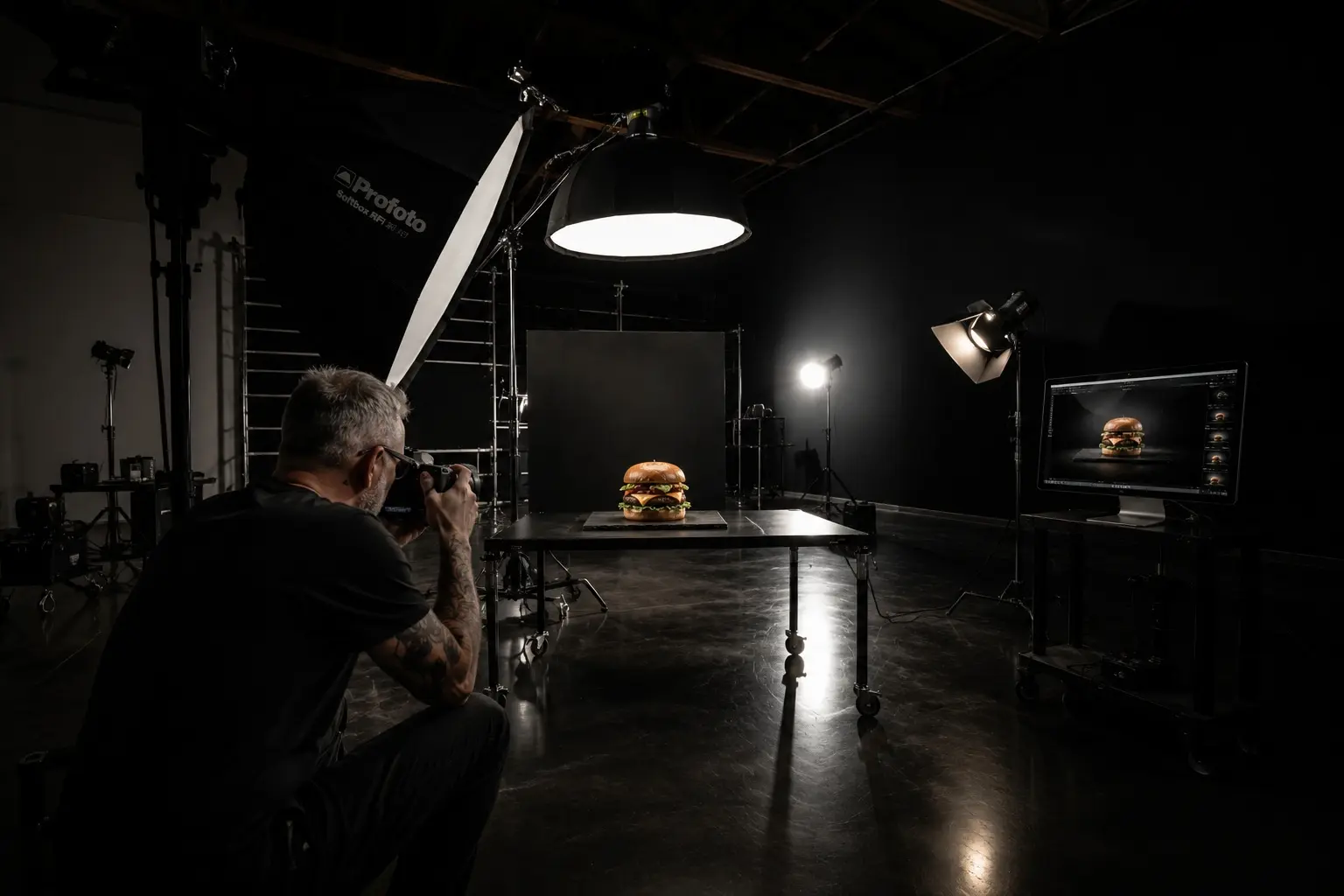 Set professionale per fotografia di prodotto